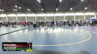 75 lbs Semifinal - Emmitt Murray, All In Wrestling Academy vs Dylan Coulson, Canfield Middle School