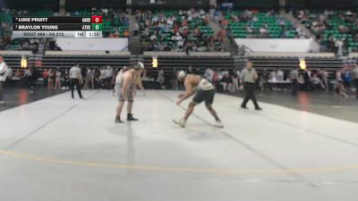 6A 215 lbs Semifinal - Braylon Young, Athens vs Luke Pruitt, Gardendale Hs
