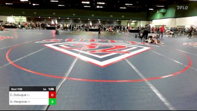 106 lbs Consi Of 32 #2 - Chase Dubuque, NJ vs Gable Hargrove, GA