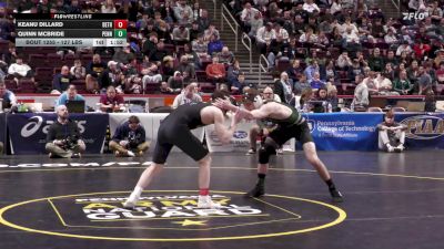 127 lbs Semifinal - Keanu Dillard, Bethlehem Cath vs Quinn McBride, Pennridge