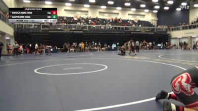174 lbs 1st Place Match - Brock Kitchen, Fresno City College vs Giovanni Ruiz, Bakersfield