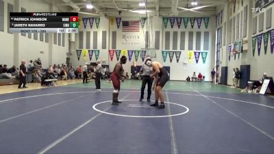 285 lbs Cons. Round 2 - Jareth Navarro, Linn-Mar vs Patrick Johnson, Waterloo West