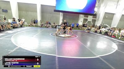 106 lbs Placement Matches (8 Team) - William Bainbridge, Minnesota Red vs Layne Martin, Michigan