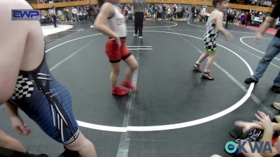 85 lbs Semifinal - Maverick Bunch, Newcastle Youth Wrestling vs Tyler Haxel, Lions Wrestling Academy