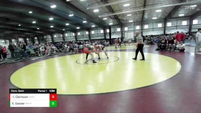 157 lbs Cons. Semi - Isaac Clarkson, Kanab vs Xander Gasser, Maple Mountain