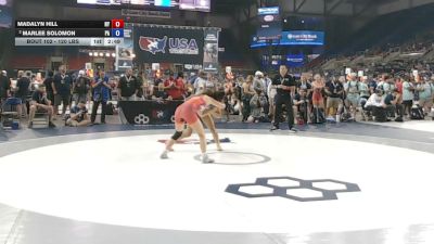 120 lbs Champ. Rd Of 128 - Madalyn Hill, New York vs Marlee Solomon, Pennsylvania