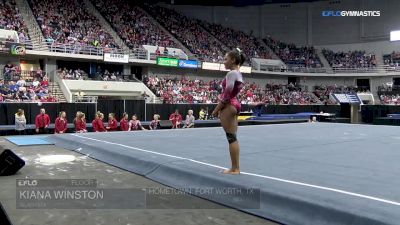 Kiana Winston - Floor, Alabama - 2018 Elevate the Stage - Huntsville (NCAA)