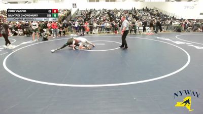 138 lbs Champ. Round 2 - Muhtadi Chowdhury, Buffalo Nomads Wrestling vs Cody Cascio, Canandaigua Wrestling