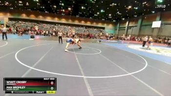 144 lbs Cons. Round 4 - Wyatt Crosby, University vs Max Bromley, Moapa Valley