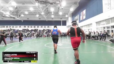 285 lbs Cons. Round 4 - Jaden Lastre, El Modena vs Brandon Urzua, Los Alamitos