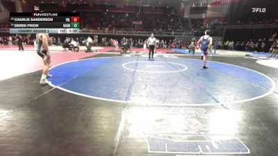 144 lbs Champ. Round 1 - Charlie Sanderson, Vista Del Lago vs Derek Prior, Oakmont