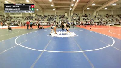 195 lbs Round Of 32 - Lincoln Carlson, CT vs Esteban Sanchez, CA