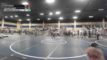 102 lbs Round Of 32 - Sava Bojicic, Poway Elite vs William Causey, Bald Eagle WC