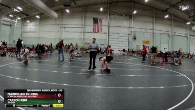 95 lbs Round 2 - Carson Kirk, Juniata vs Maximilian Truong, Scanlan Wrestling Academy