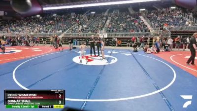 63 lbs Semifinal - Gunnar Small, Evanston Elite Wrestling Club vs Ryder Wisniewski, Green River Grapplers Wrestling