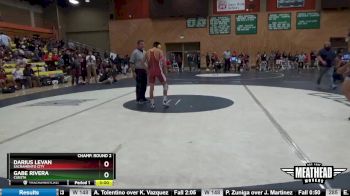 125 lbs Champ. Round 2 - Gabe Rivera, Cuesta vs Darius Levan, Sacramento City