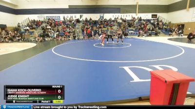 120 lbs Round 1 - Judge Knight, Deer Park Ironman Wrestling Club vs Isaiah Koch-Oliverio, Liberty Warriors Wrestling Academy