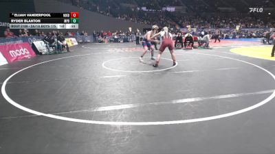 2A/1A Boys 175 Cons. Semi - Ryder Blanton, Myrtle Point Boys vs Elijah Vanderpool, North Douglas / Elkton Boys