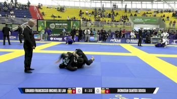 Jhonatan Santos Sousa vs Eduard Franciscus Michiel De Lan 2025 Brasileiro Jiu-Jitsu IBJJF