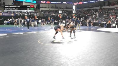 145 lbs Round Of 32 - Naveena Enriquez, Palm Desert (SS) vs Saphiyah Atlas, San Pedro (LA)
