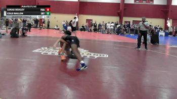 132 lbs Quarterfinal - Lukas Boxley, Ponaganset vs Cole Mallon, Smittys Barn