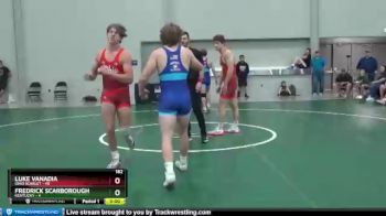 182 lbs Semis & 3rd Wb (16 Team) - Luke Vanadia, Ohio Scarlet vs Fredrick Scarborough, Kentucky