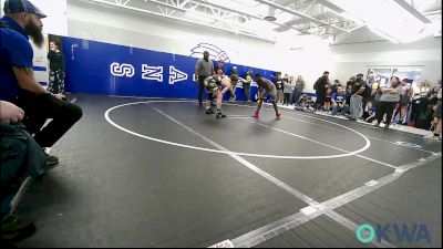 126 lbs Rr Rnd 1 - DeAntre Gaines, Choctaw Ironman vs Lucas Yates, Newcastle Youth Wrestling
