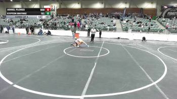 74 lbs Consi Of 4 - Adriel Flores, Warriors Of Christ vs Kypton Maynez, Fallon Outlaws WC