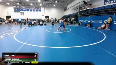 190 lbs Cons. Round 3 - Gabe Lopez, Douglas vs Carter Blevins, Lingle-Ft. Laramie/Southeast