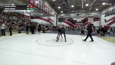 144 lbs Champ. Round 1 - Jesse Quiroz, Unattached vs Oscar Ramos, Santa Ana Valley