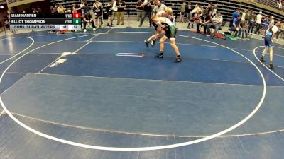 132 lbs Cons. Sub-quarters - Liam Harper, Wasatch Wrestling Club vs Elliot Thompson, Virgin Valley Bulldogs Wrestling Club