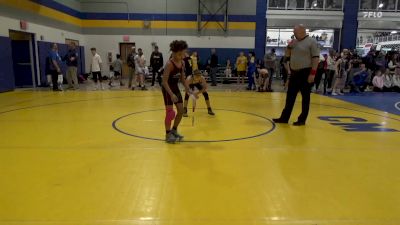87 lbs Consy 2 - Sidney Johnson III, Ben Logan vs Hunter Huya, Saegertown