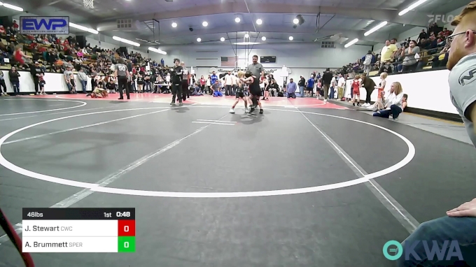 46 lbs Consi Of 8 #2 - Jaxon Stewart, Claremore Wrestling Club vs Adam ...