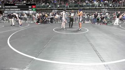 175 lbs Consi Of 8 #1 - Hasan Stokes, MSO Cougar vs Luca Cenatiempo, Sparta NJ