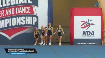 Morehead State University - Miya Mikayla Amanda Rose [2025 All-Girl Group Stunt] 2025 NCA & NDA College Nationals