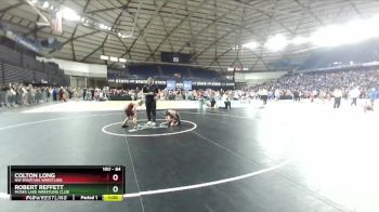 84 lbs Champ. Round 2 - Robert Reffett, Moses Lake Wrestling Club vs Colton Long, NW Spartans Wrestling