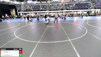 7th - 8th grade - 158 Quarters - Jaxon Lumetta, USA Mat Club vs Hank Humphrey, DC Elite Wrestling