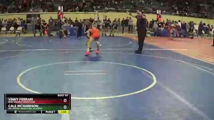 80 lbs Quarterfinal - Cale Richardson, Oklahoma Wrestling Academy vs ...