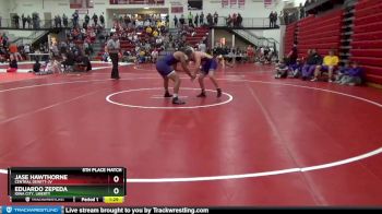 182 lbs 5th Place Match - Jase Hawthorne, Central DeWitt-JV vs Eduardo Zepeda, Iowa City, Liberty