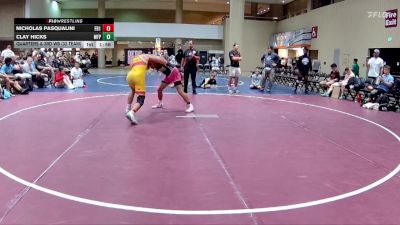 165 lbs Quarters & 3rd Wb (32 Team) - Clay Hicks, Morris Fitness Purge vs Nicholas Pasqualini, Funky Boyz