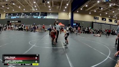 76 lbs Round 1 (4 Team) - Cael Faulk, FCA Hurricanes vs Joseph Cervantes, Daniel Cormier WA