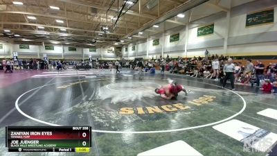 145 lbs Semifinal - Zaniyan Iron Eyes, Tatanka Tuff vs Joe Juenger, Black Hills Wrestling Academy