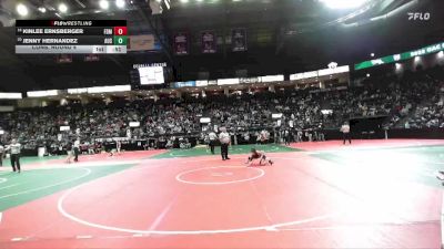 82 lbs Cons. Round 4 - Jenny Hernandez, AUS1 vs Kinlee Ernsberger, FDMA