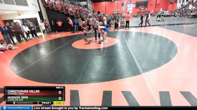 138 lbs Cons. Round 3 - Christopher Miller, LOCKPORT (Twp) vs Hudson Sims, CLEVELAND (TN)
