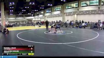 120 lbs Quarters & Wb (16 Team) - Russell Crum, Wellington vs Benjamin Kohler, Wasatch