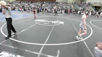 98 lbs Round Of 16 - Manny Ayala, Red Wave Wrestling vs Karson Dyck, Small Town Grims