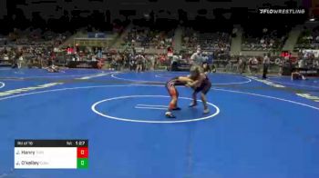 76 lbs Prelims - Jaxon Henry, Topeka Blue Thunder vs Jaden O'kelley, Cushing Wrestling