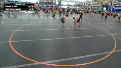 157 lbs Champ. Round 3 - Matthew Staples, Unattached vs James Kosza, Unattached