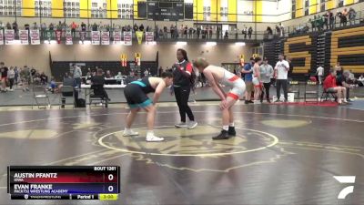 195 lbs Cons. Semi - Austin Pfantz, Iowa vs Evan Franke, Pack732 Wrestling Academy