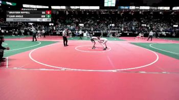 115 lbs Quarterfinal - Brayden Riffell, Unattached vs Liam Angle, WHW2